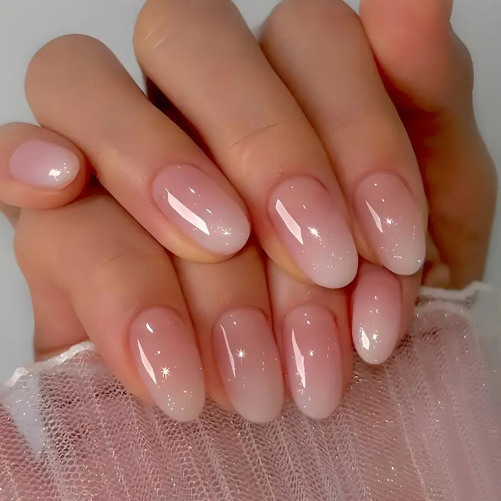 Nail Art Pink - ARTAUG 24 Uds. De uñas postizas