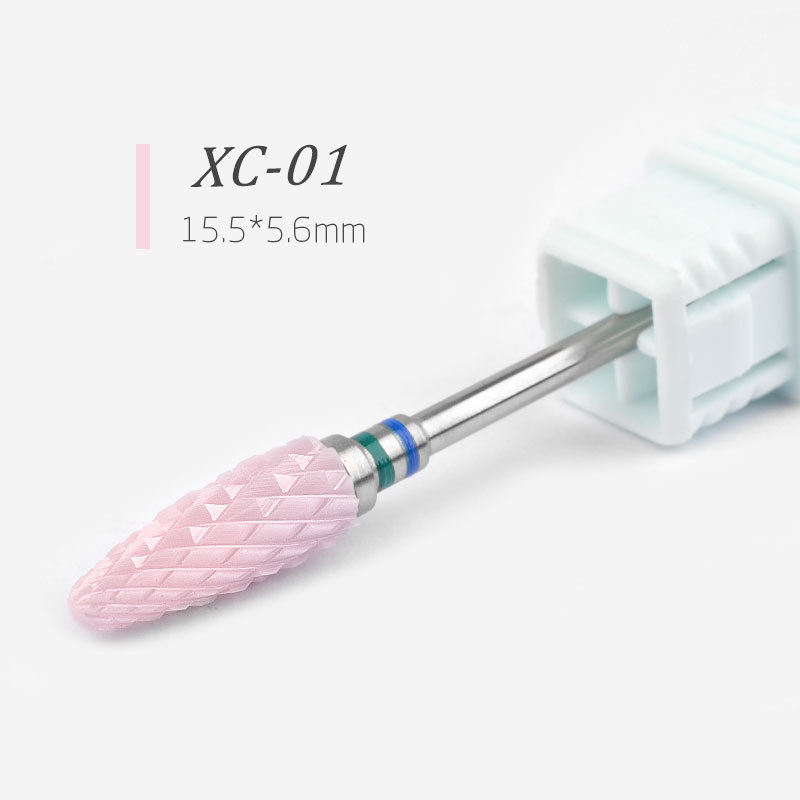Fresas de cerámica rosadas par - Nail Drill Machine reseña y precio