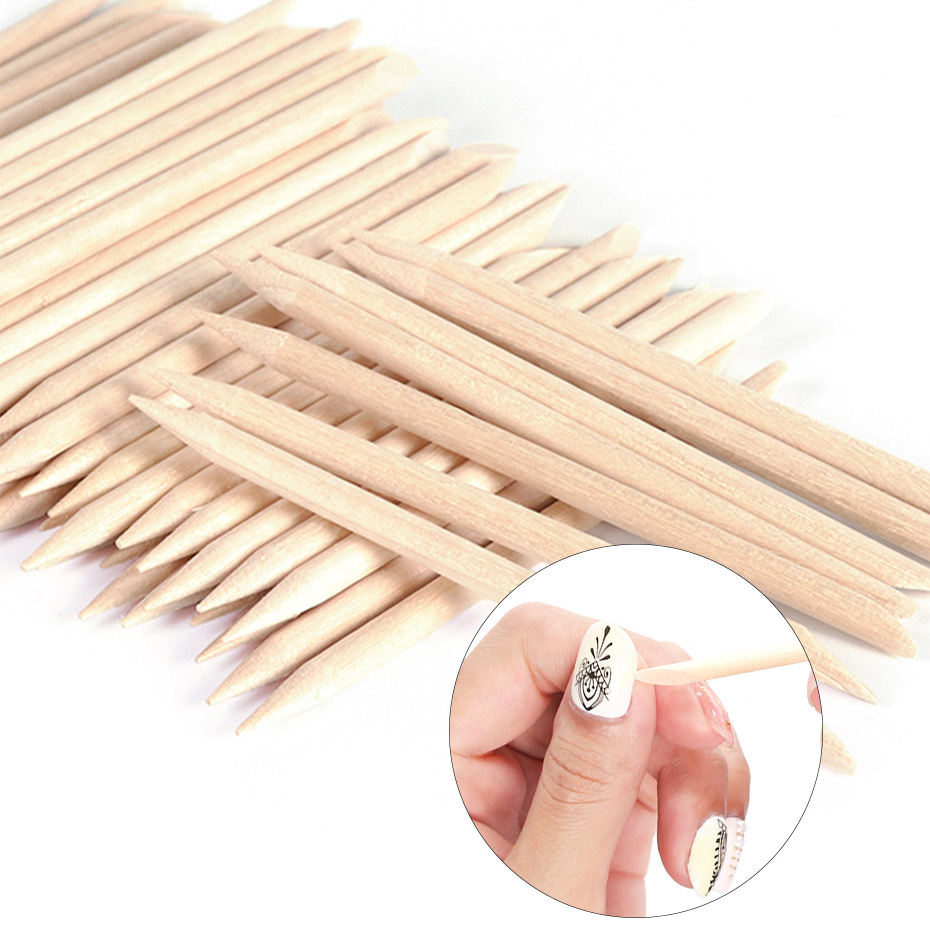 100 unidades de palitos de mad - Nail Art Orange reseña y precio