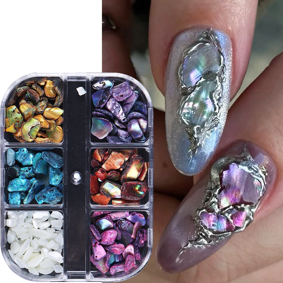 6 Rejillas de Escamas de Conch - Nail Art Valentines Day reseña y precio