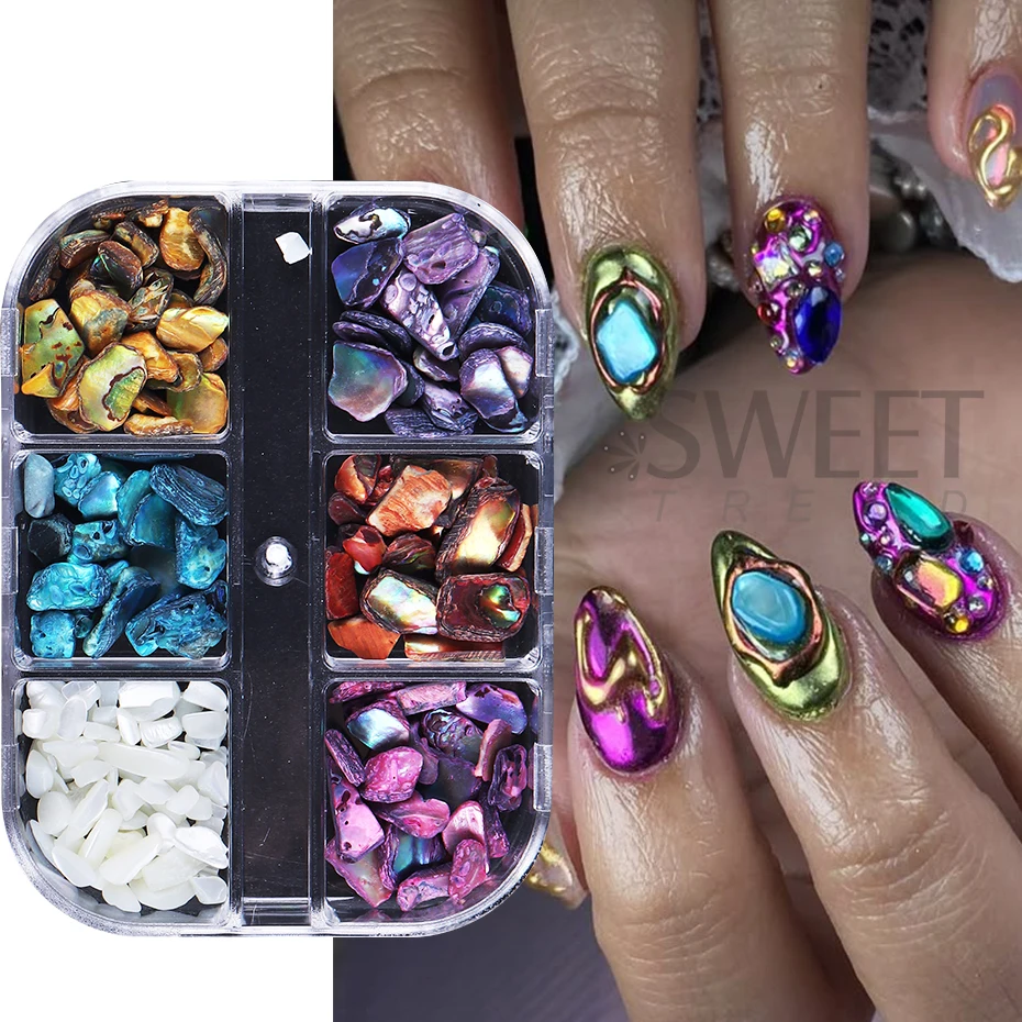 6 Rejillas de Escamas de Conch - Nail Art Valentines Day reseña y precio