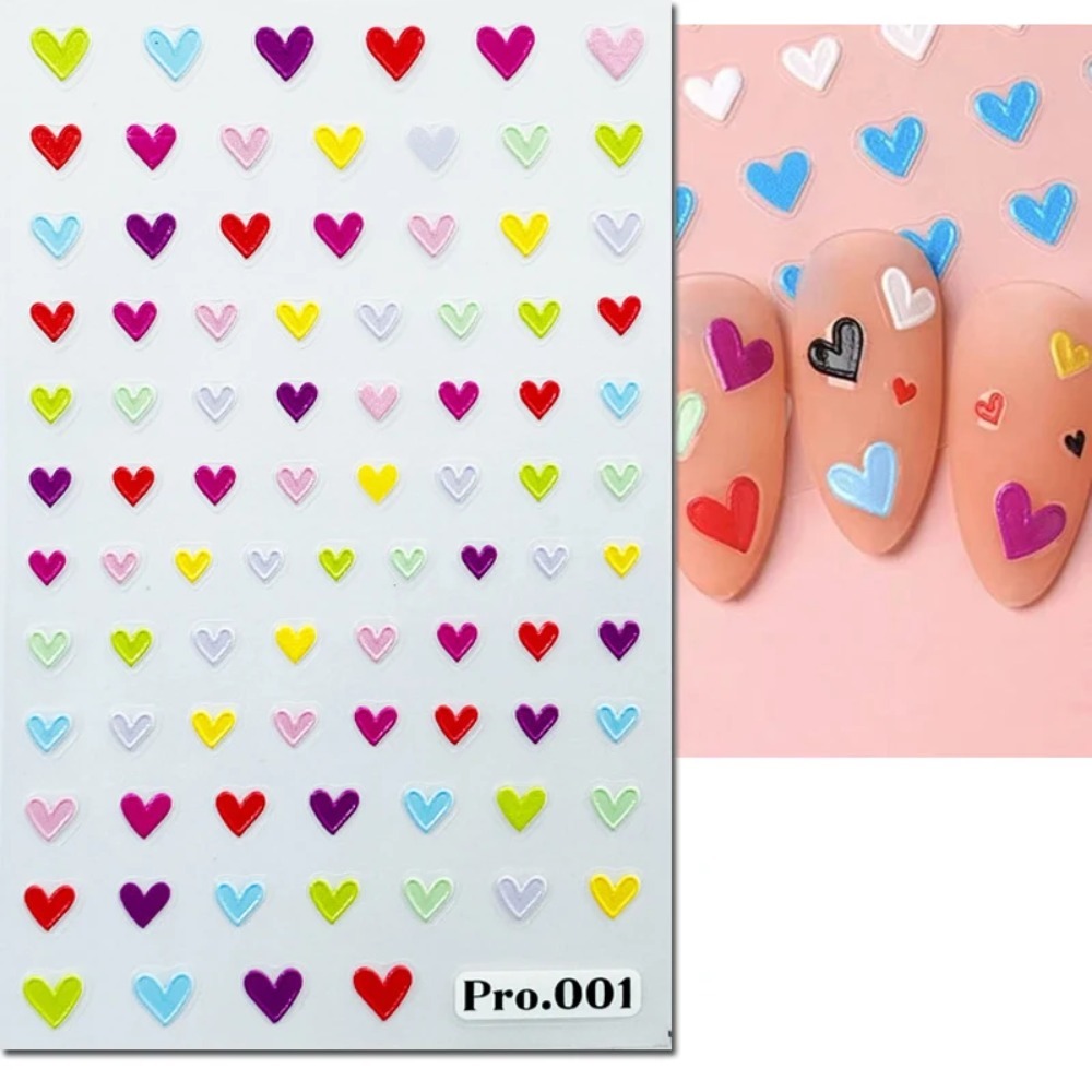 Pegatinas 5D en relieve para d - Nail Art Valentines Day reseña y precio