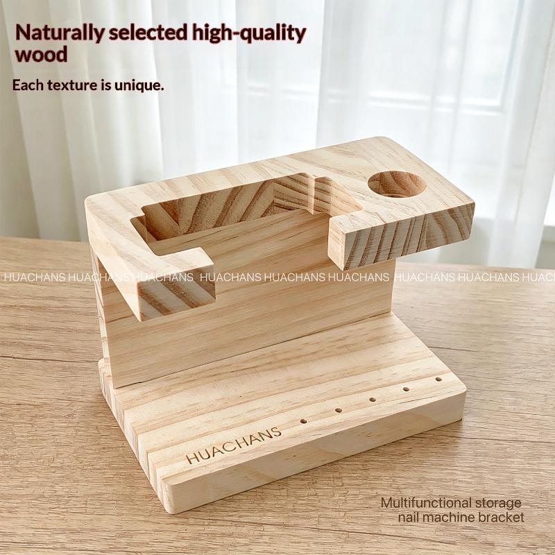 1 unidad Soporte de madera par - Nail Drill Machine reseña y precio
