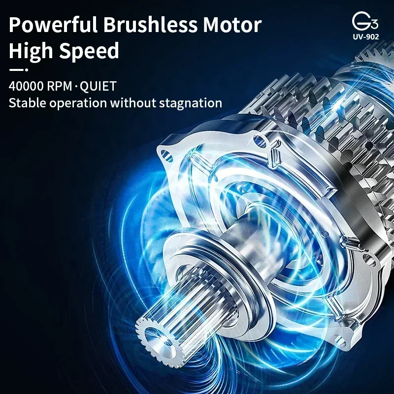 Oxxi UV G3 40000 rpm Motor sin - Nail Drill Machine reseña y precio