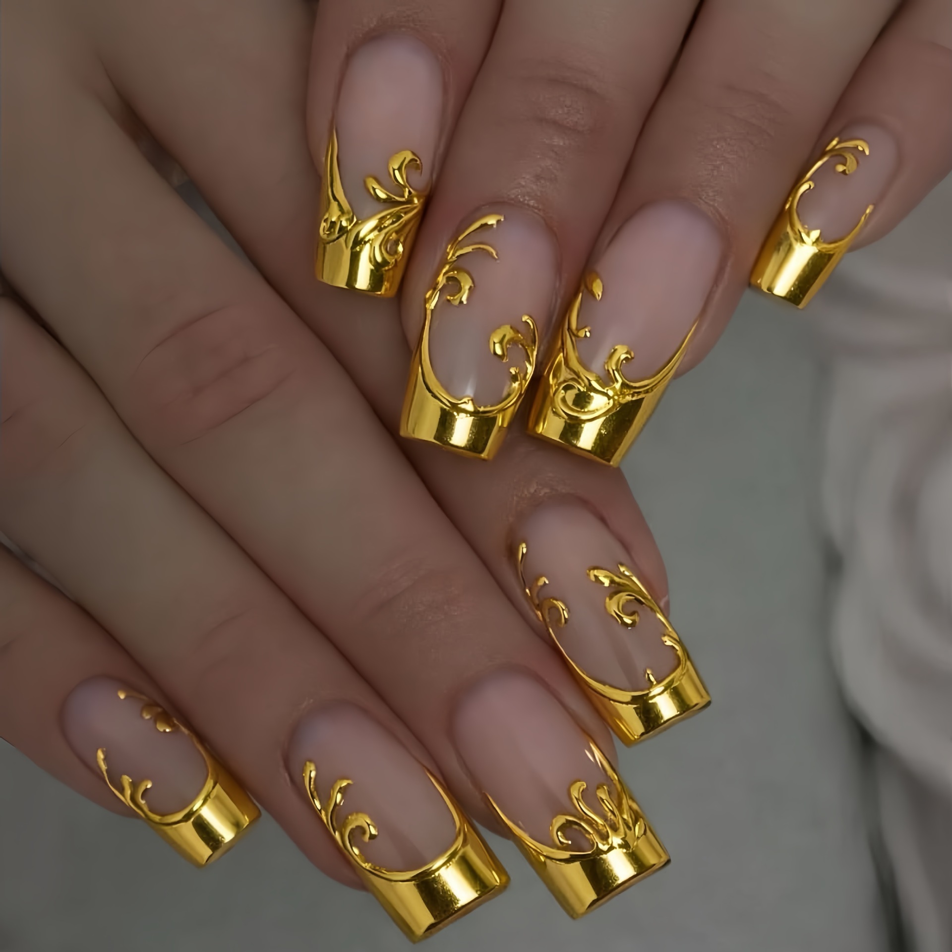 Uñas Postizas Medianas y Larga - Nail Art Press On reseña y precio